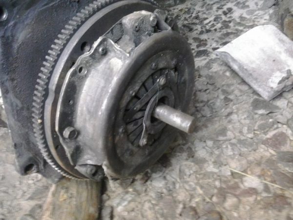 Центрование диска сцепления