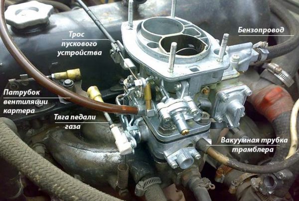 Как снять карбюратор на «семёрке»