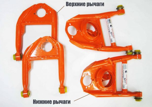 Верхние и нижние рычаги
