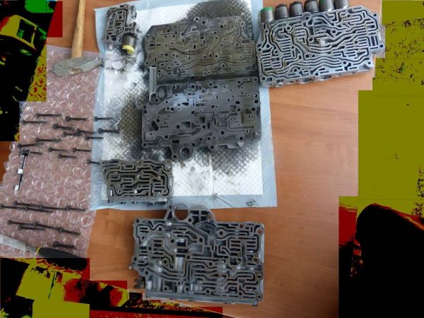 Составные части плиты управления