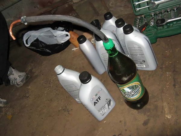 Приспособление для заливки ATF